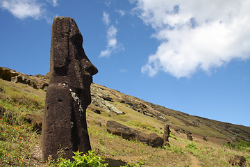 Image showing Easter Island statue