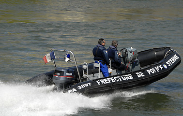 Image showing Police boat