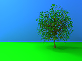 Image showing Green tree