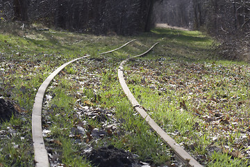 Image showing Railway tracks