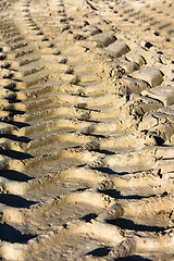 Image showing Caterpillar tracks