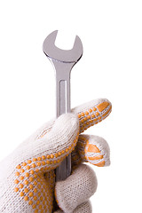 Image showing Chrome wrench