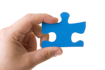 Image showing BLue puzzle