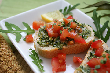 Image showing Italian snack