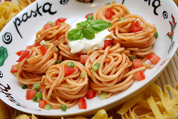 Image showing Italian pasta