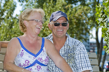 Image showing Aged Couple