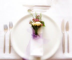 Image showing place setting