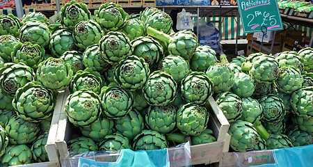 Image showing Fresh Artichokes