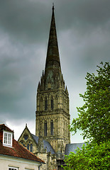 Image showing Salisbury Cathedral Spire