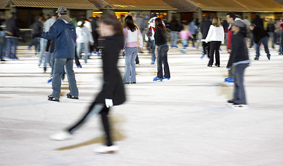 Image showing Skating at bryant park