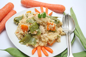 Image showing couscous with vegetables