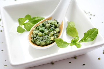 Image showing italian pesto