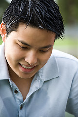 Image showing Happy asian man