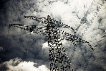 Image showing Electrical pylon