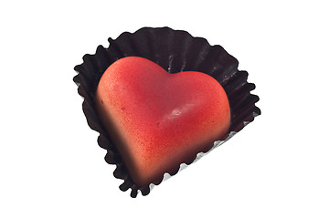 Image showing Heart shaped chocolate