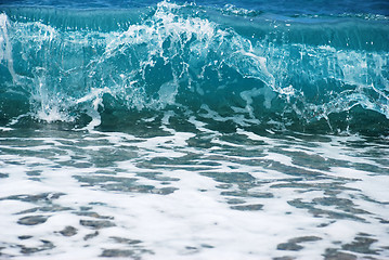 Image showing Turquoise wave