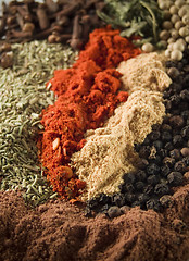 Image showing Spices background