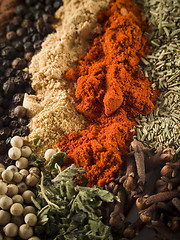 Image showing Spices background