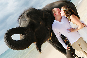 Image showing Bride and groom