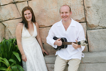 Image showing Bride and groom