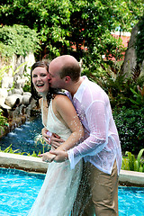 Image showing Bride and groom