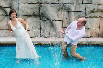 Image showing Bride and groom