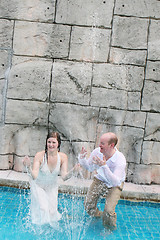 Image showing Bride and groom