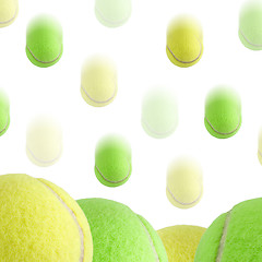 Image showing Tennis Ball Background
