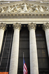 Image showing New york stock exchange building