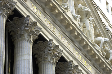 Image showing New york stock exchange building