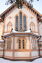 Image showing Wooden church