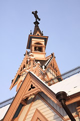 Image showing Wooden church