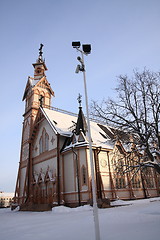 Image showing Wooden church