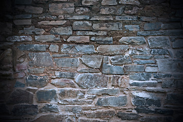 Image showing old stone wall