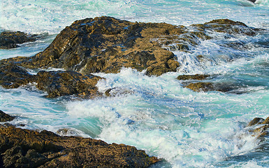 Image showing rocks and waves