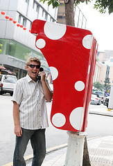 Image showing Man on phone