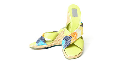 Image showing Female sandals