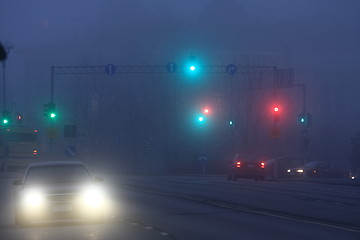 Image showing Foggy night