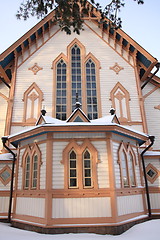 Image showing Wooden church