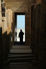 Image showing SILHOUETTE OF ARAB BOY