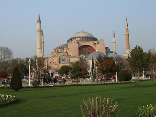 Image showing ayasofya from park