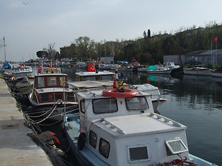 Image showing boats on the river