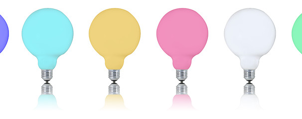 Image showing Multicolor bulb