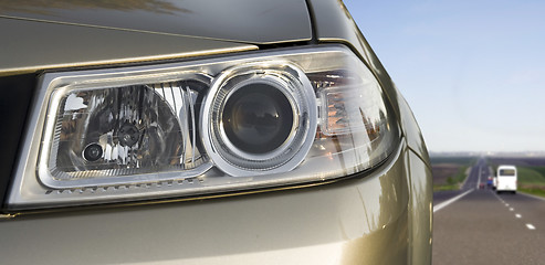 Image showing Car headlight