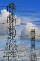 Image showing Electricity Pylons