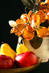 Image showing Fruits And Flowers