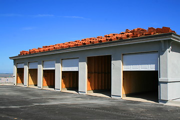 Image showing Garage Building Under Construction