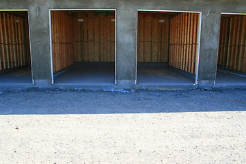 Image showing Garage Building Under Construction