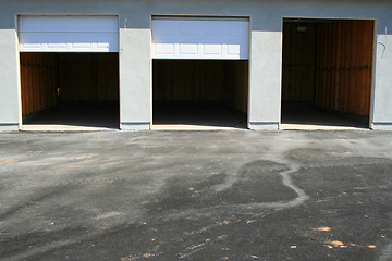 Image showing Garage Building Under Construction