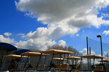 Image showing Golf Carts